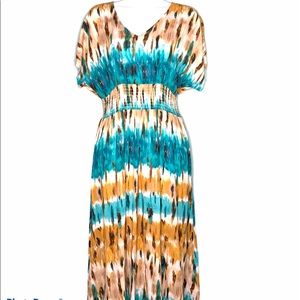 Bebop Tiedye Maxi Dress Medium
